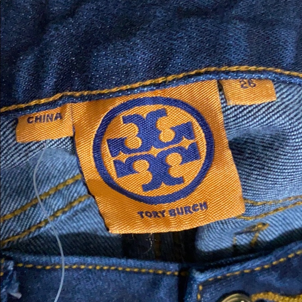 Tory Burch Dark Wash Jeans - Picture 4 of 12